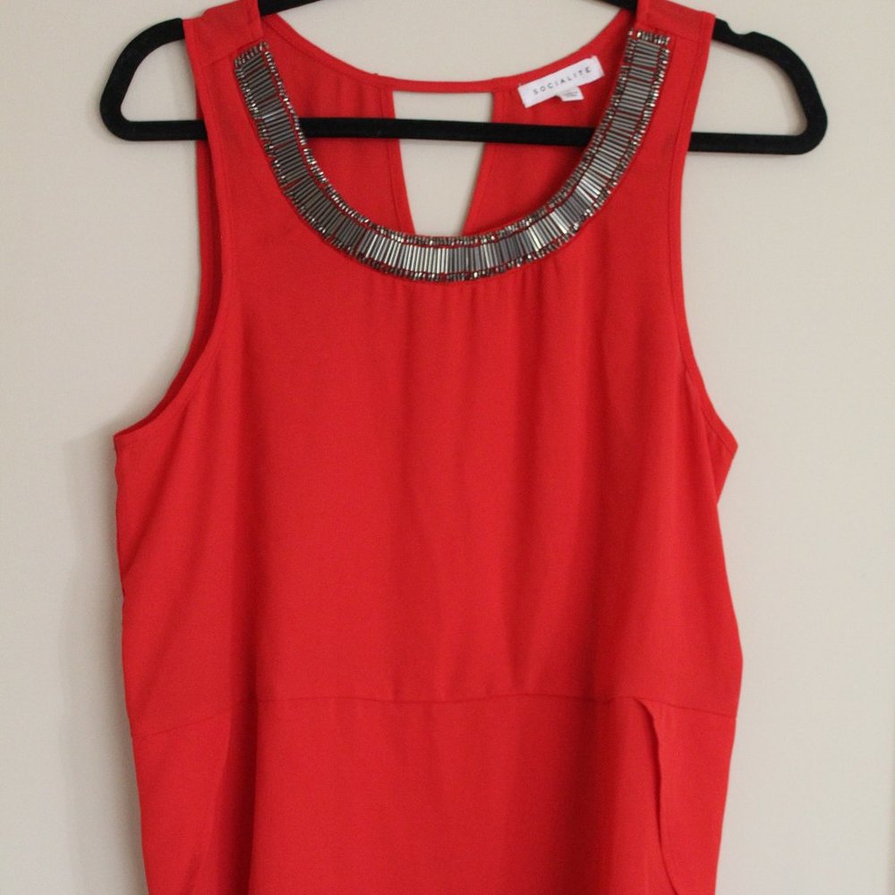 Socialite Beaded Halter Blouse